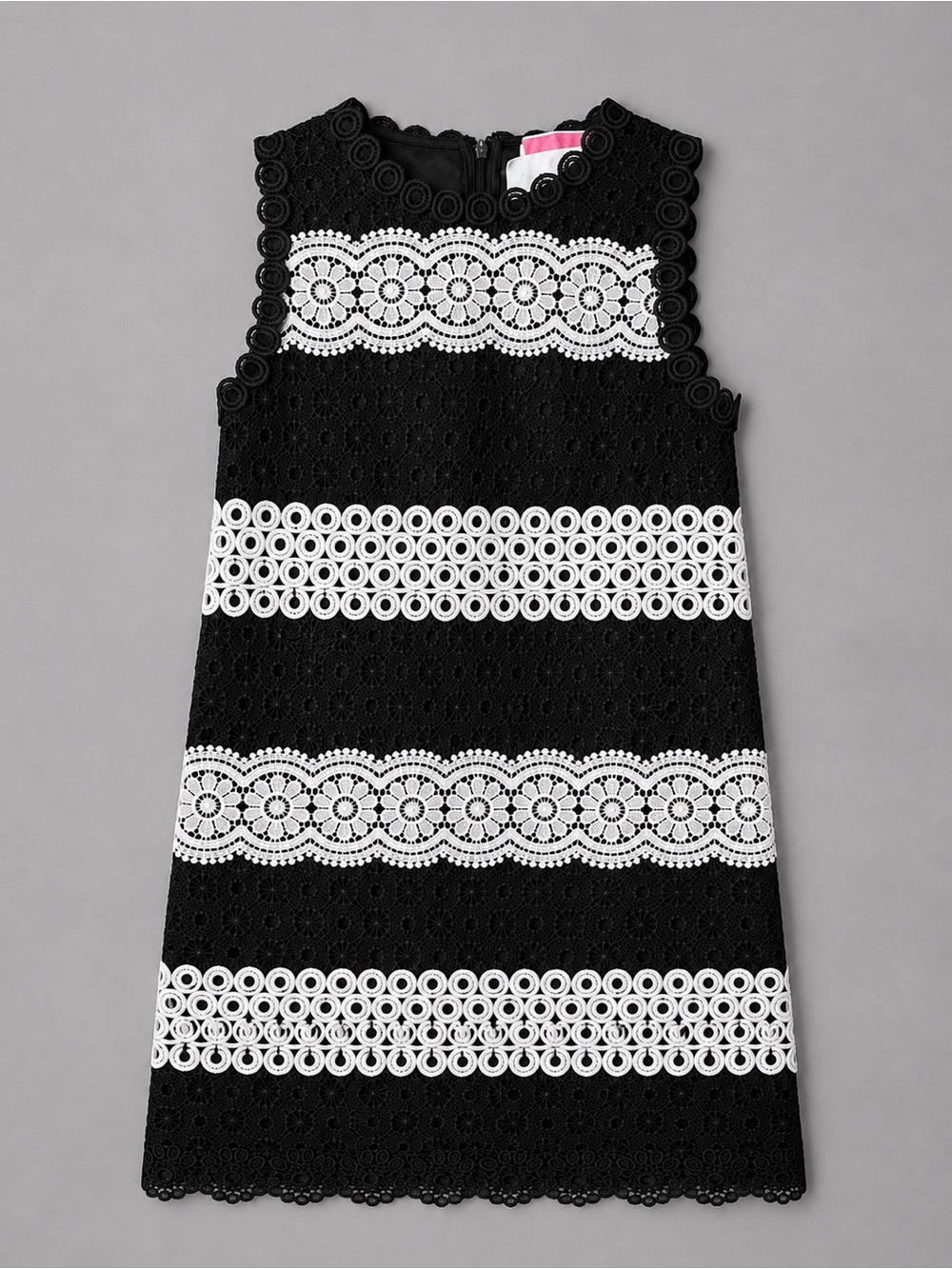 ♠️Kate Spade New York Black & White Lace Shift Dress • NWOT • Size 2 ♠️